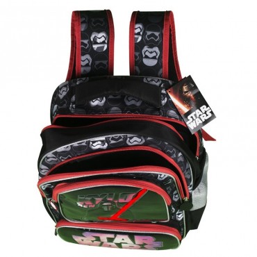 Star Wars Black and Red School Bag - 16 Inch